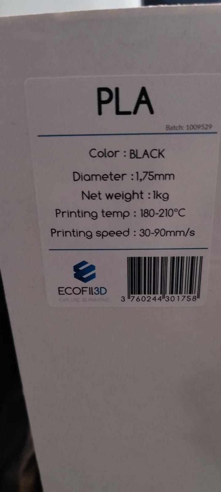PLA Ecofil3D Noir